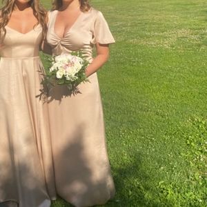 Show Me Your Mumu champagne bridesmaids dress